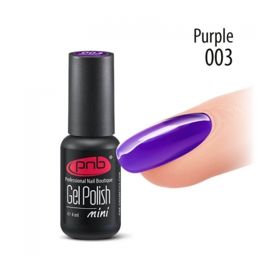 Витражный гель-лак PNB Purple 003, 4 мл