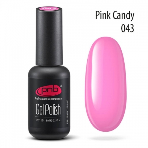 Гель-лак PNB Pink Candy 043, 8 мл.