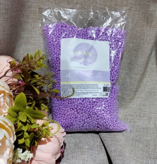 Воск для депиляции полимерный 4 Lilac WaxLove, 1 кг.