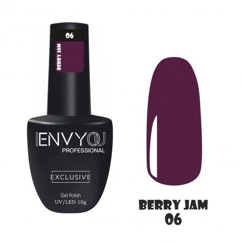 Гель-лак Berry Jam 06 Envy, 10 мл.