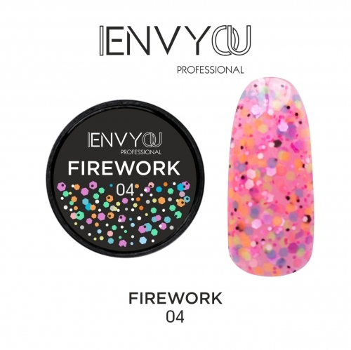 Гель-лак светящийся Firework 04 Envy, 6 гр.