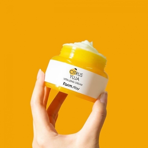 Крем для лица Farm Stay Citrus Yuja Vitalizing Cream, 100 гр.