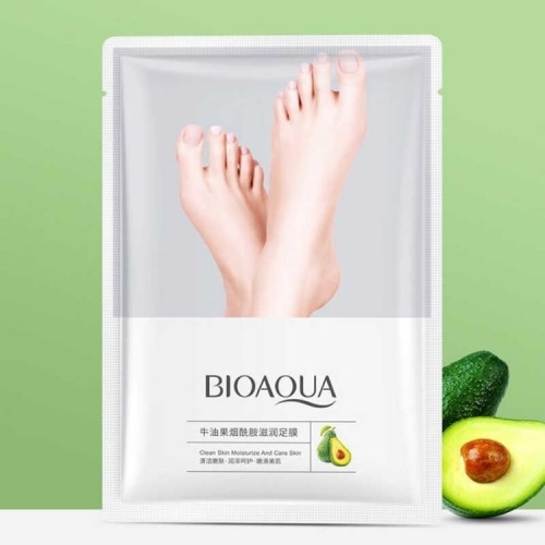 Тканевая маска-носки увлажняющая для ног с экстрактом авокадо Bioaqua