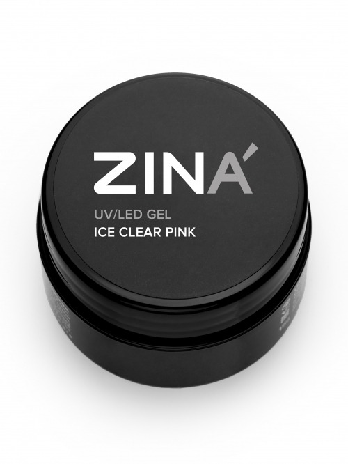 Гель однофазный Zina Ice Clear Pink, 15 гр.