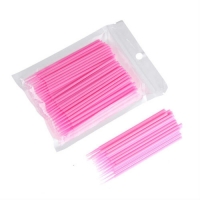 Микробраши в пакете розовые 1 мм., упак. 100 шт.