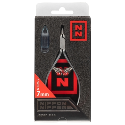 Nippon Nippers Кусачки для кутикулы спиральная пружина лезвие 7 мм. N-02S-7