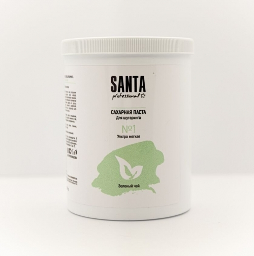 Сахарная паста ультрамягкая Green tee Santa Professional, 1600 гр.