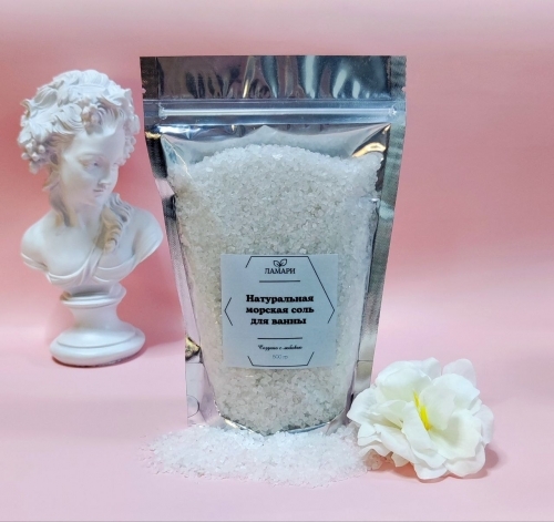 Натуральная морская соль для ванны Ламари, 500 гр.