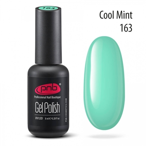 Гель-лак PNB Cool Mint 163, 8 мл