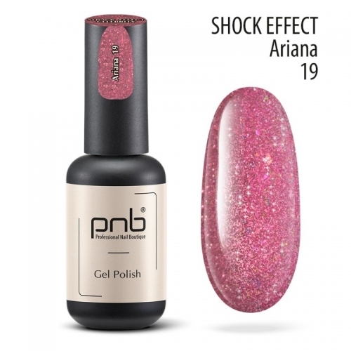 Гель-лак светоотражающий Shock Effect 19 Ariana Pnb, 8 мл.