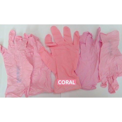 Перчатки нитриловые коралловые ZKS Spectrum Coral M, 100 шт.
