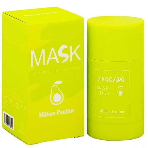 Маска-стик для лица с авокадо Avocado Oil clean solid mask Millione Pauline, 40 гр.