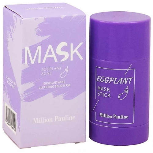Маска-стик для лица с баклажаном Eggplant Acne cleansing solid mask Millione Pauline, 40 гр.