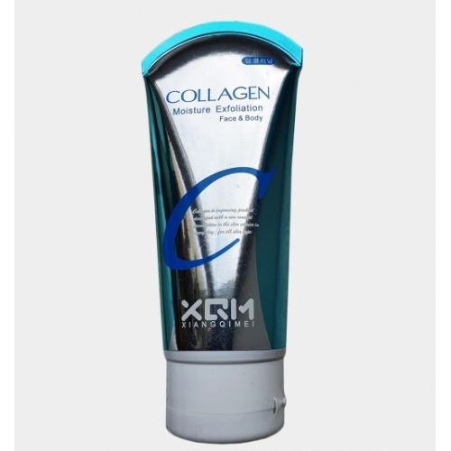Пилинг-скатка с коллагеном XQM Collagen Moisture Exfoliation Face&Body, 100 мл.