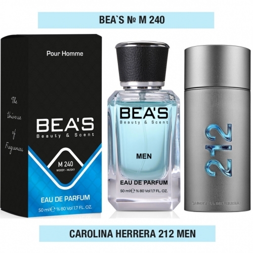 Парфюм Beas Carolina Herrera 212 for men, 50 ml M 240