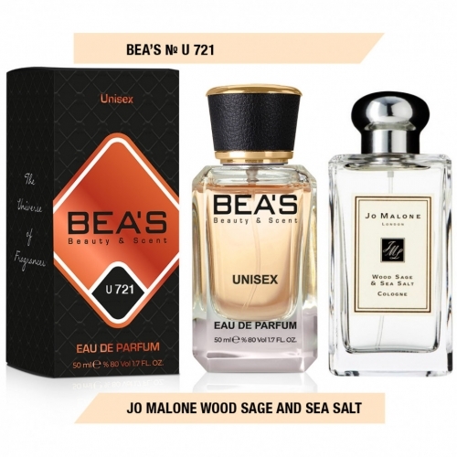 Парфюм Beas J. M. Wood Sage And Sea Salt unisex, 50 ml U 721