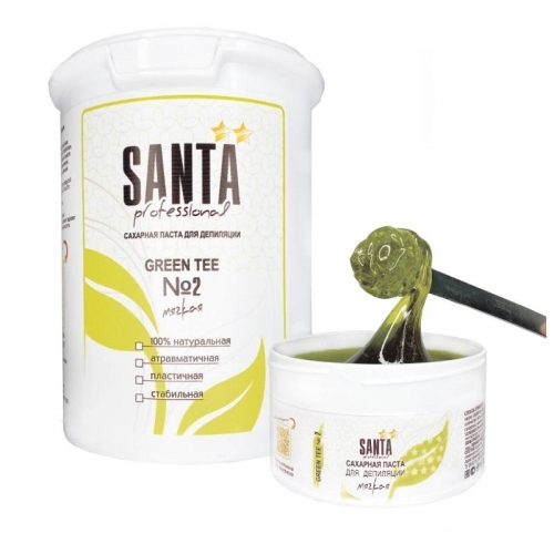 Сахарная паста мягкая Green tee Santa Professional, 1600 гр.