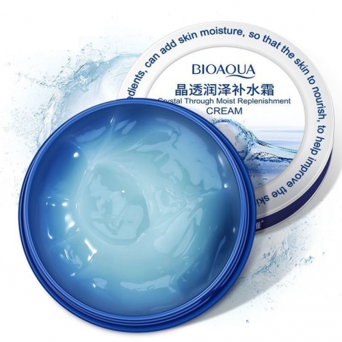 Увлажняющий крем-гель для лица Bioaqua Crystal Through Moist Replenishment Cream, 38 гр.