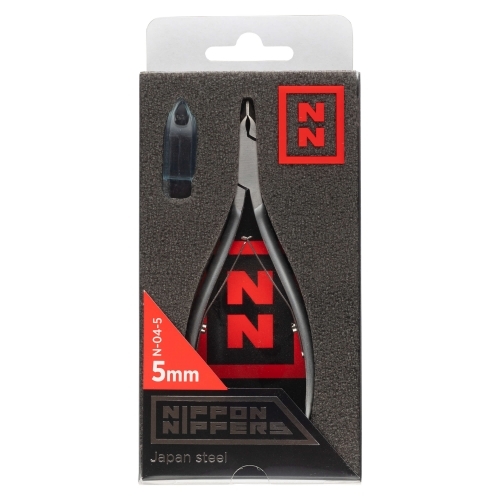 Nippon Nippers Кусачки для кутикулы двойная пружина лезвие 5 мм. N-04-5