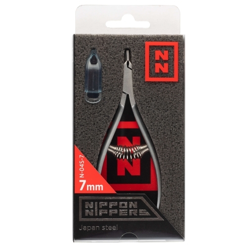 Nippon Nippers Кусачки для кутикулы спиральная пружина лезвие 7 мм. N-04S-7