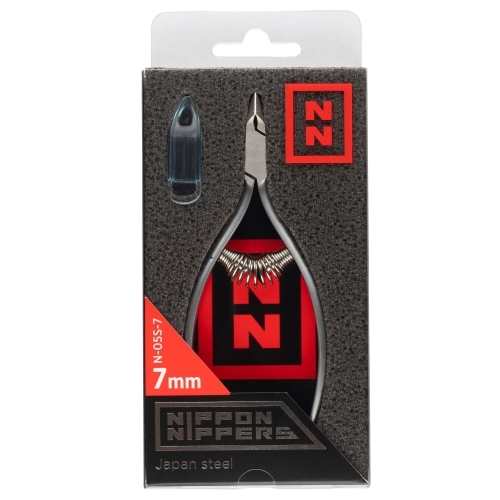Nippon Nippers Кусачки для кутикулы спиральная пружина лезвие 7 мм. N-05S-7
