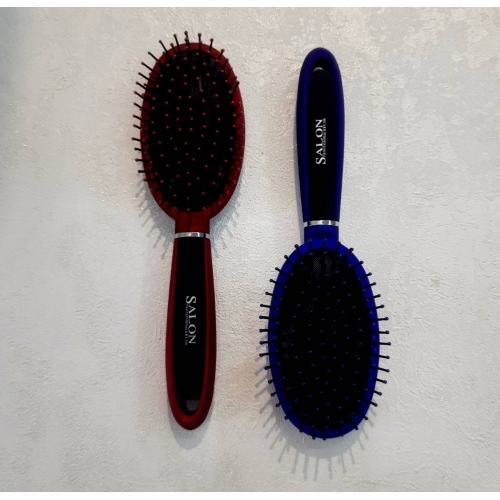 Щетка для волос массажная Salon Hair Brush ручка Soft Touch