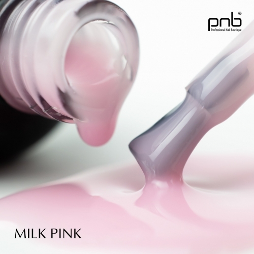 Файбер база молочно-розовая Fiber Base Milk Pink Pnb, 30 мл.